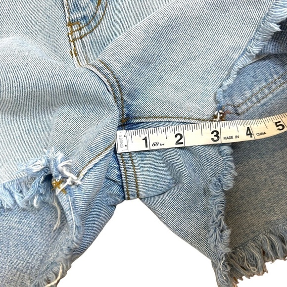 Billabong Drift Away Frayed Denim Shorts - Picture 12 of 12